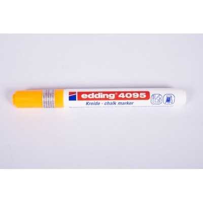 Marcador Tiza Liquida NARANJA NEON punta redonda 2-3 mm trazo medio Edding