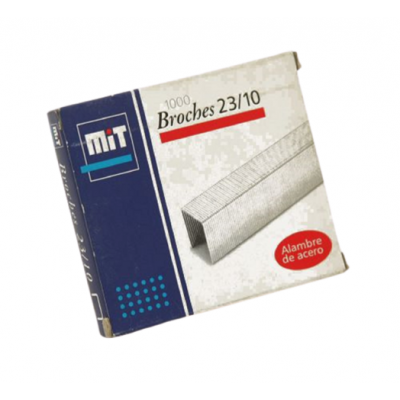 Broche para abrochadora Nº23/10 x1000 unidades MIT
