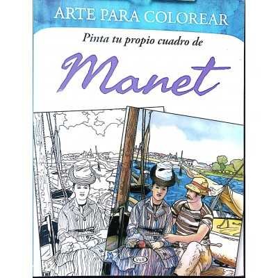 Libro para colorear obras mas famosas de MANET