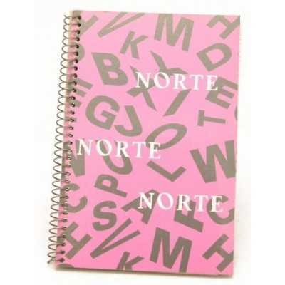 Indice con espiral 17 x 11 cm x 40 hojas Norte