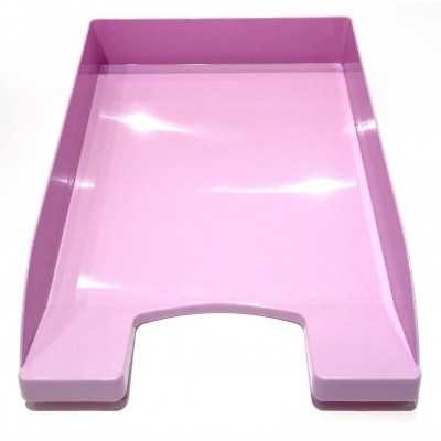 Bandeja Organizadora A4 1 Piso Autoapilable VIOLETA PASTEL Liggo