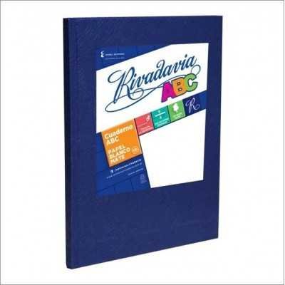 Cuaderno ABC 19x23 cm rayado AZUL x48 hojas Rivadavia