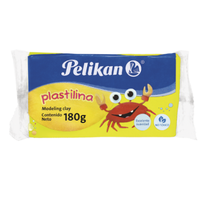 Plastilina escolar AMARILLO Pelikan