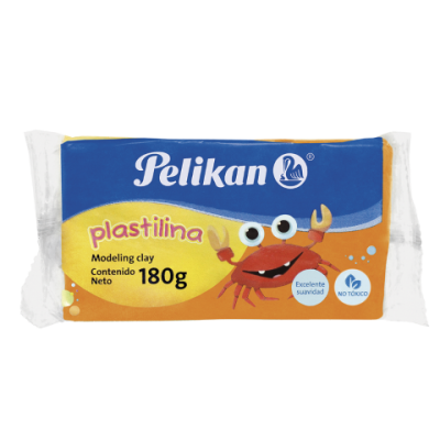 Plastilina escolar MARRON Pelikan