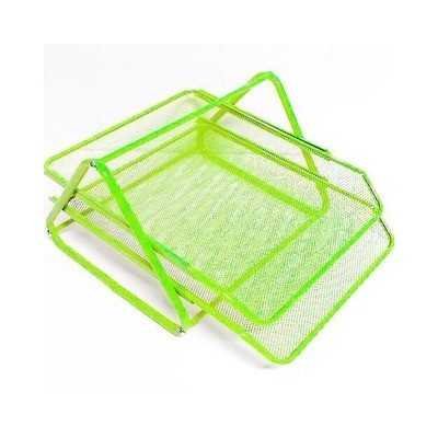 Bandeja de Alambre 2 pisos VERDE MANZANA Onix