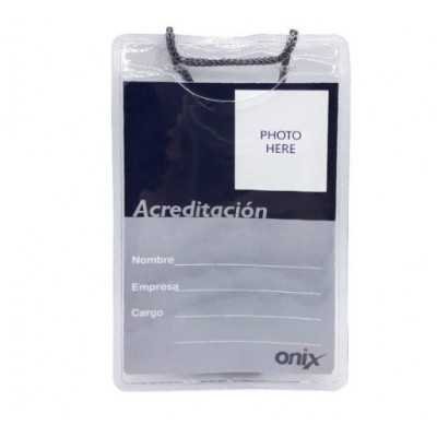 Portacredencial con cordón Onix