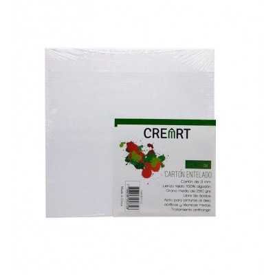 Cartón Entelado 40x40 cm Creart grosor 3 mm Libesa