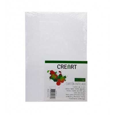 Cartón Entelado 35x50 cm Creart grosor 3 mm Libesa