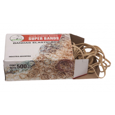 Bandas elásticas de 100 mm ANCHAS caja x500 grs Super Bands