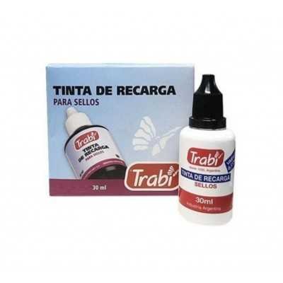 Tinta para sellos NEGRO x30 ml Trabi