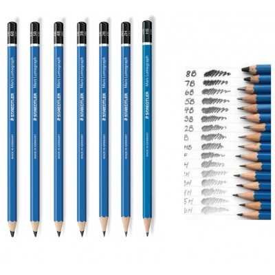 Lapiz de Grafito Lumograph por Unidad 2H Staedtler