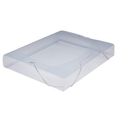 Caja plastica A4 4 cm con elastico Rideo