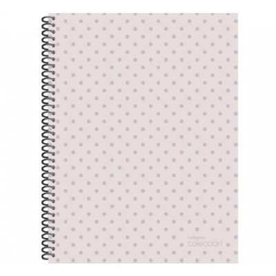 Cuaderno con espiral 21x27 cm tapa plastica Colección metal x 84 hojas rayado Ledesma