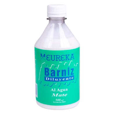 Barniz y diluyente acrilico mate 500cc Eureka