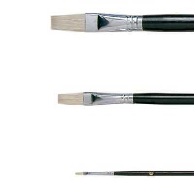 Pincel Chato de Pelo de Cerda Serie 577 StationeryImag desde Nº0