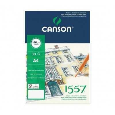 Block Dibujo 1557 A4 180 gramos x30 hojas Canson
