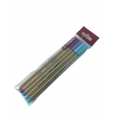 Set de Microfibras Point 88 x 5 Colores Pastel Stabilo