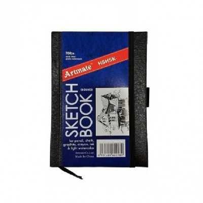 Block Boceto 12,7x20 cm de 110 gramos x80 hojas con elástico Artmate