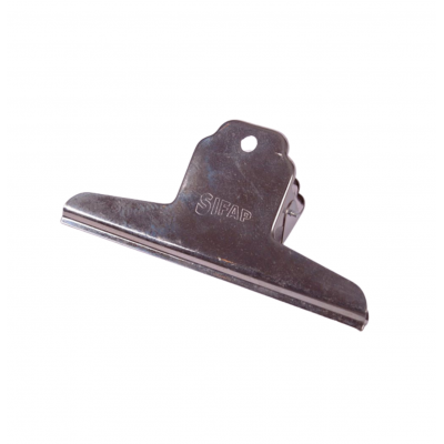 Aprieta papel niquelado de 7,5 cm Sifap