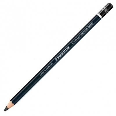 Lápiz de carbón 6B Mars Lumograph Black Staedtler