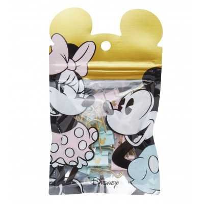 Binder Clip 19 mm Mickey & Minnie x12 unidades Mooving