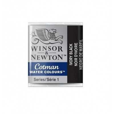 Acuarela Cotman Pan Negro Marfil x hp (medio pan) Winsor & Newton