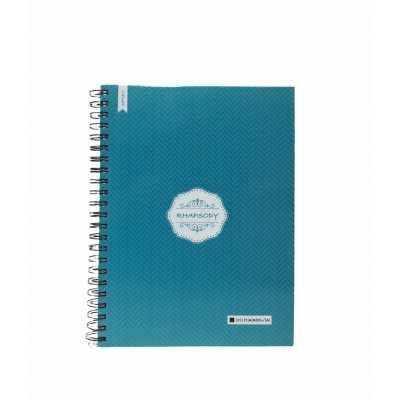 Cuaderno con espiral A4 tapa dura Rhapsody x 150 hojas rayado Cita Kit
