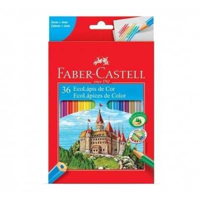Lapices de color x 36 colores largos Faber-Castell