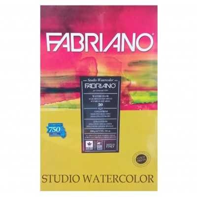 Block Acuarela 30x50 cm Watercolor de 200 gramos x20 hojas Fabriano