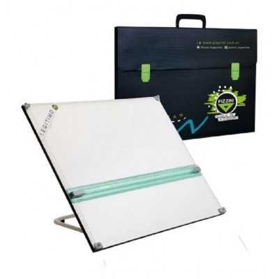 Tablero 40x50 cm con paralela y atril 6 posiciones +portatablero Pizzini