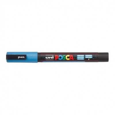 Marcador de Pintura Fino 1.5 mm Azul Oscuro PC-3M punta cónica Uni