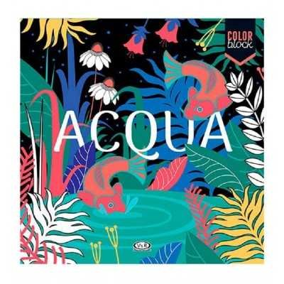 Libro para pintar Color Block Aqua V&R Editoras