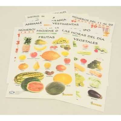 Laminas nivel inicial 1 x 14 unidades