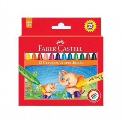 Crayones Jumbo x12 colores Faber-Castell