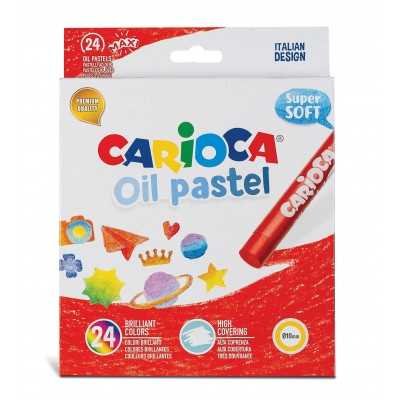 Crayones x 24 colores al óleo CARIOCA