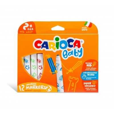 Marcadores para bebé x12 colores Baby CARIOCA