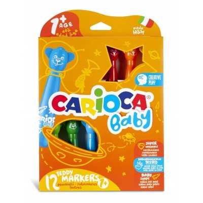 Marcadores para bebé x12 colores Teddy Baby carioca
