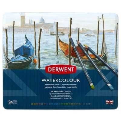 Lapiz Watercolor lata x 24 unidades Derwent