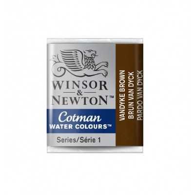 Acuarela Cotman Pan Pardo de Van Dick x hp (medio pan) Winsor & Newton