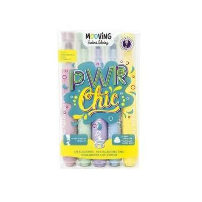 Resaltadores Chic x 5 colores Coloring Mooving