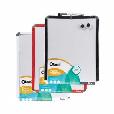 Pizarra 28x35 cm magnética marco color Olami