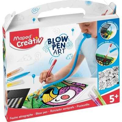 Set artístico "Blow Pen Art" pop creativ Maped