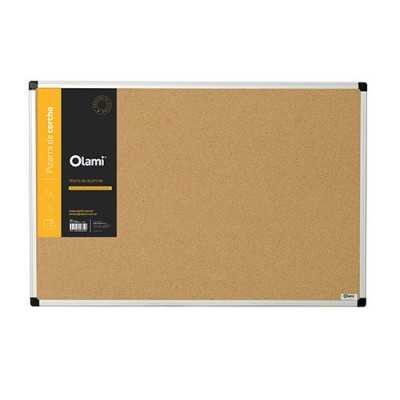 Pizarra 45x60cm corcho marco aluminio Olami