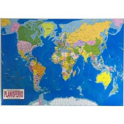 Láminas didácticas "PLANISFERIO" 50x70 cm