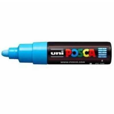 Marcador Posca PC 7M 4.5 - 5.5 mm Celeste punta cónica Uni