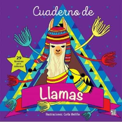 Libro para Colorear Cuaderno de Llamas V&R Editoras