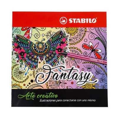 Libro de Arte Creativo Fantasy Stabilo