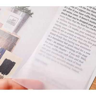 Nota Adhesiva 60x90 mm CRISTAL (transparente) Memo Fix