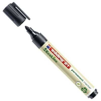 permanente ecológico recargable punta redonda Art 21 NEGRO Edding