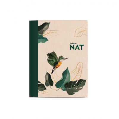 Cuaderno tapa flexible 16x21 cm NAT x 42 hojas rayado Ledesma